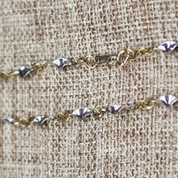 14K Multitone Bracelet Anklet - Picture 5 of 8